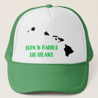 BORN & RAISED BIG ISLAND TRUCKERKAPPE