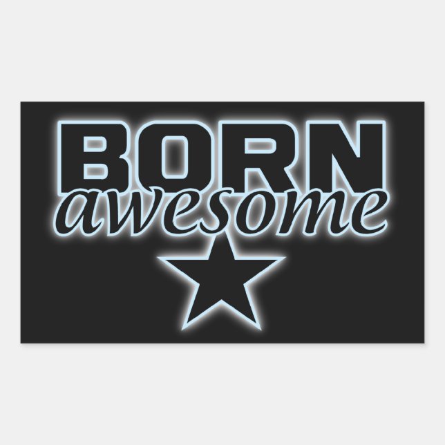 Born stickers Awesome (Devant)