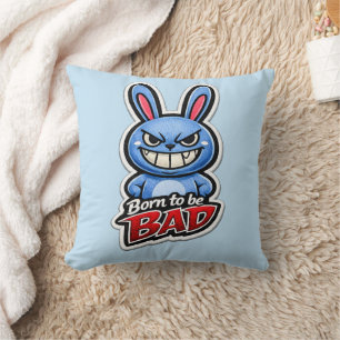 🐰😈 „Born to Be Bad“-Kissen 💥🛋️ Kissen