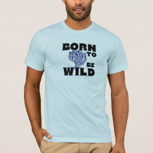 Born to Be Wild T-Shirt – Kraftvolles Tiger-Grafik