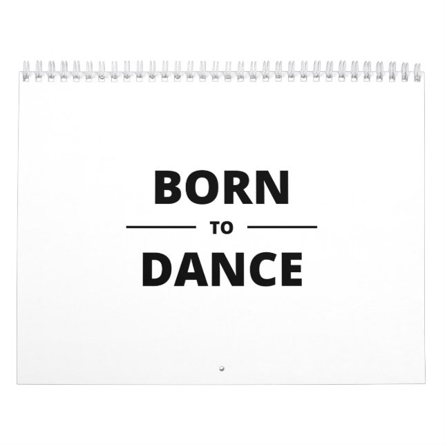 BORN TO DANCE KALENDER (Titelbild)