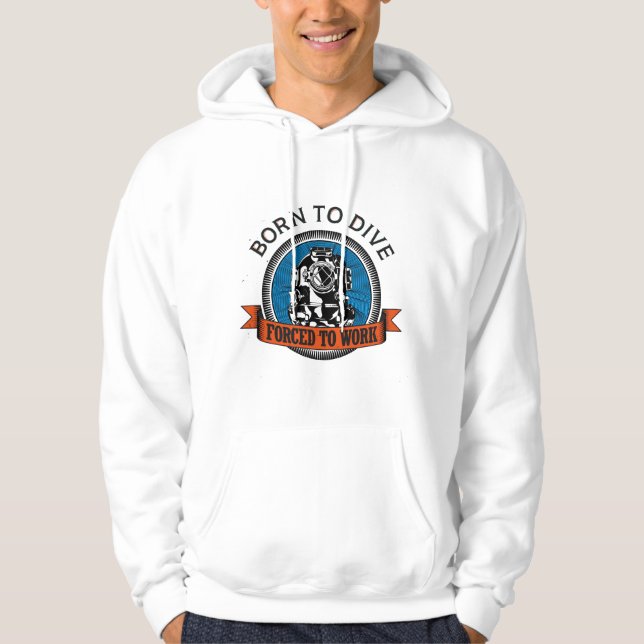 Born to Dive Hoodie (Vorderseite)