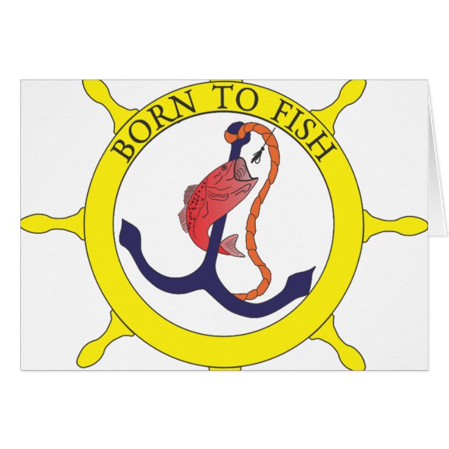 Born to fish (Vorderseite (Horizontal))