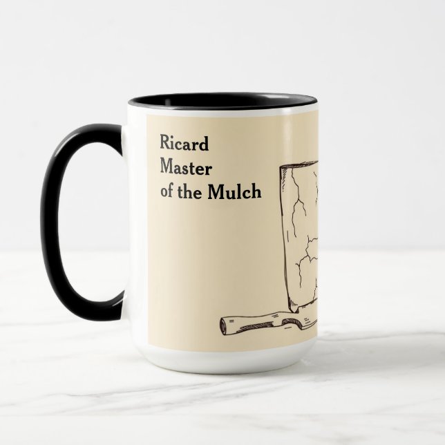 Born to Garden Forced to Work Funny Gift Tasse (Links)
