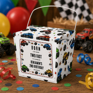 Born to Grow Zwei schnelle Monstertrucks 2. Geburt Geschenkschachtel