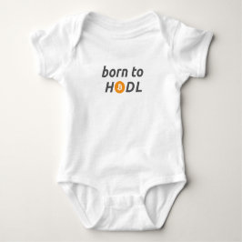 Born to HODL Baby Bodysuit Strampler