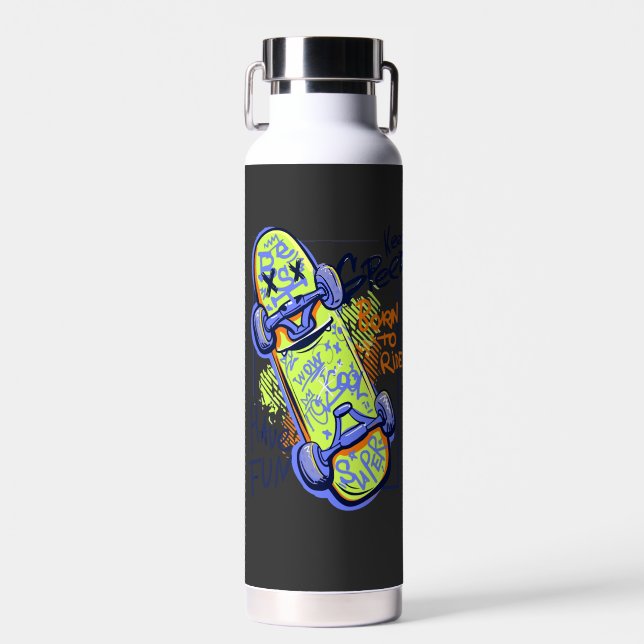 Born to ride  trinkflasche (Vorne)