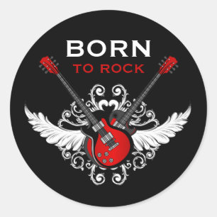 Born To Rock Aufkleber