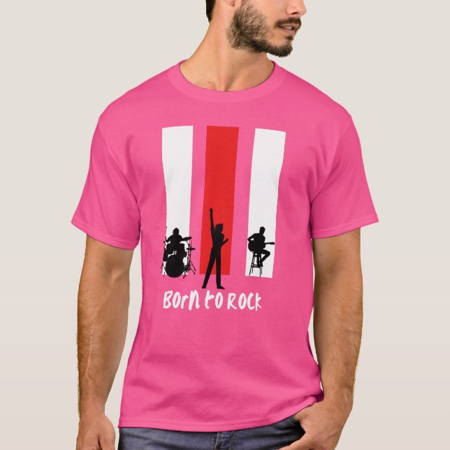 Born to Rock T-Shirt (Vorderseite)