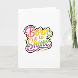 Born to Shine Pride | LGBTQ Regenbogen-Zitat-Kunst