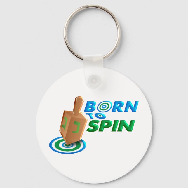 Born To Spin Schlüsselanhänger (Vorderseite)