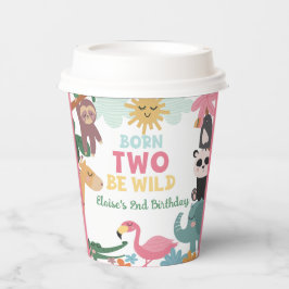 Born Two Be Wild Girl Pappbecher