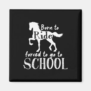 Borne to ride gezwungen, zu Pferdewanderer zu gehe Magnet