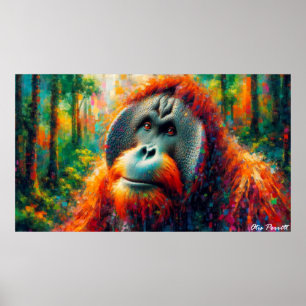 Bornean Orang-Utan 3 Poster