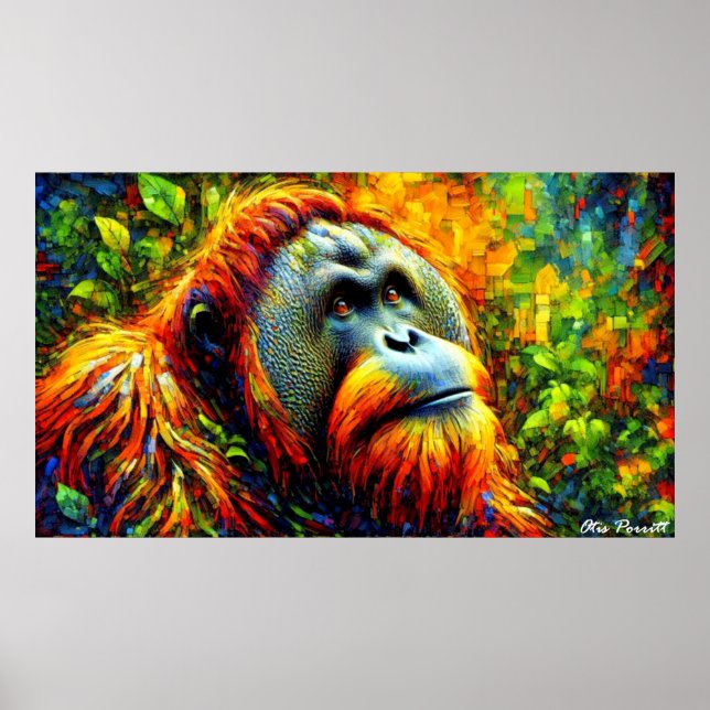 Bornean Orang-Utan 5 Poster (Vorne)