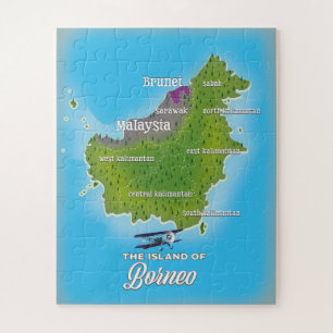 Borneo-Karte