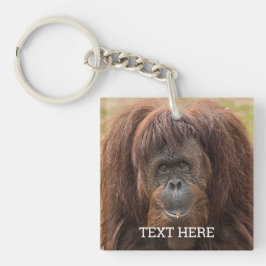 Borneo Orangutan Schöne Fotografie Schlüsselanhänger