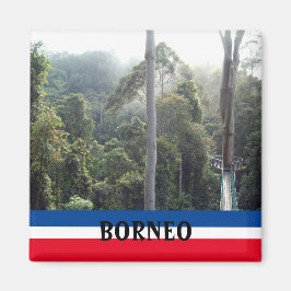 Borneo Rainforest Dschungel Landschaftliches Souve Magnet