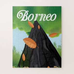 Borneo-Regenwald-Reiseposter