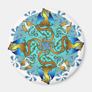 Bornholm-Blues-Magnet Magnet