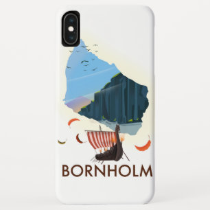 Bornholm Insel Wikinger Karte Case-Mate iPhone Hülle