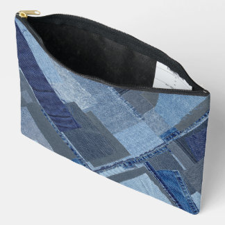 Boro Boro Blue Jean Patchwork Denim Shibori Zubehörtasche