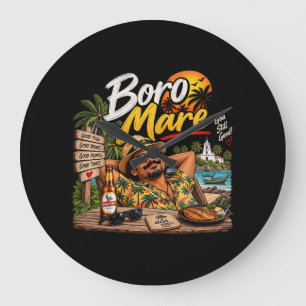 Boro Mare – Goa ist immer noch gut! Große Wanduhr