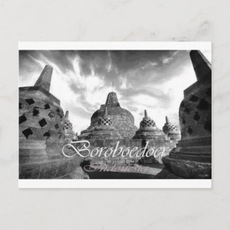 Boroboedoer Tample Serie von Postkarte
