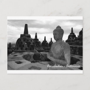 Borobudur Postkarte