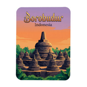 Borobudur-Tempel Indonesien Magnet
