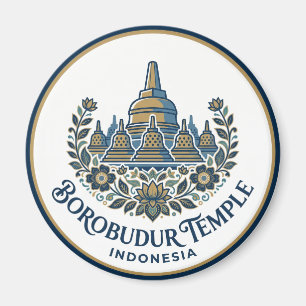 Borobudur-Tempel Indonesien Magnet