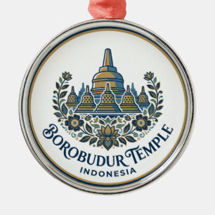 Borobudur-Tempel Indonesien Ornament Aus Metall