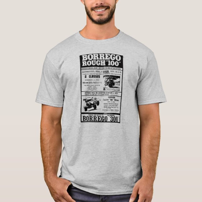 Borrego raue 100 T-Shirt (Vorderseite)