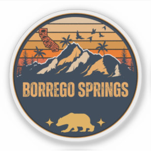 Borrego Springs, Kalifornien Aufkleber