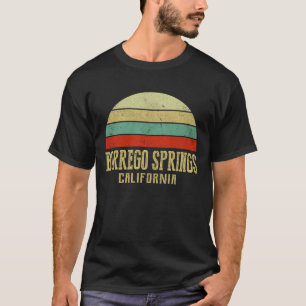 BORREGO-SPRINGS KALIFORNIEN Vintager Retro-Sonnenu T-Shirt