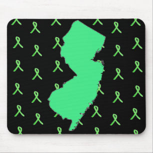 Borreliose-Bewusstsein-Mauspad New Jersey Aware Mousepad