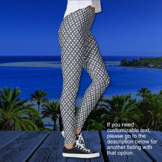 Borromäische Ringe - Blau Lila und Grau - Kein Tex Leggings