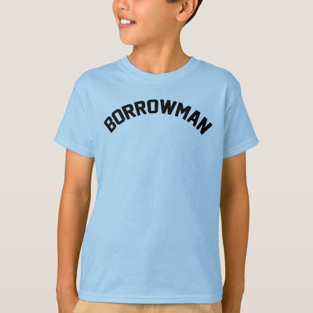 Borrowman Vorlagen-Kinder T-Shirt (Vorderseite)