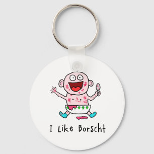 Borscht Baby Schlüsselanhänger