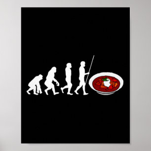 Borschtsch Rote-Bete Ukrainischer Borschtsch  Poster