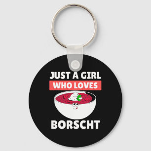 Borschtsch Russian Food Ukraines Food Erntedank C Schlüsselanhänger