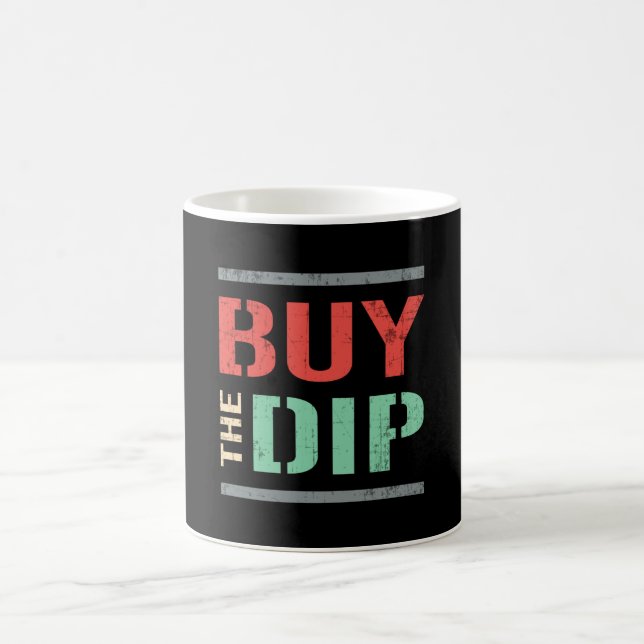 Börse kauft den Dip Bear Bull Trader Kaffeetasse (Mittel)