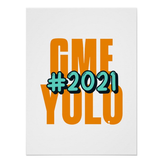 Börsen-Meme-Poster | Diamantene Hände Poster (Vorderseite)