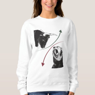 Börsenaktien Börsenkurse Sweatshirt