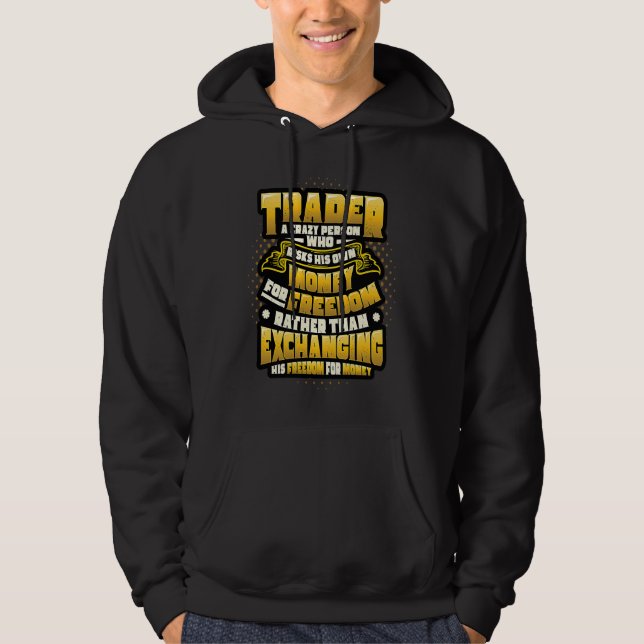 Börsenhändler-Definition Hoodie (Vorderseite)
