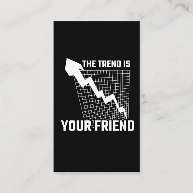 Börsenhändler Geld-Investor Visitenkarte (Vorderseite)