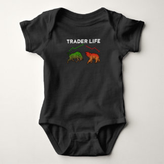 Börsenhändler Geschenke Day Trading Geschenk Markt Baby Strampler
