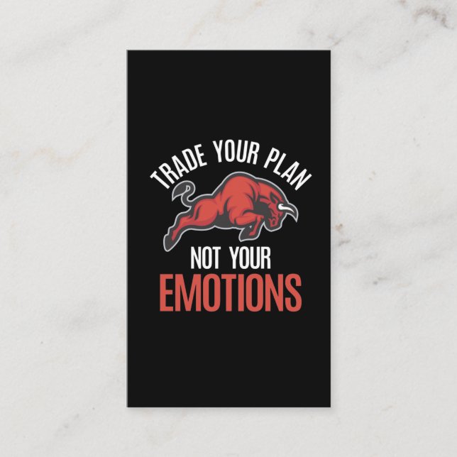 Börsenhändler Visitenkarte (Vorderseite)