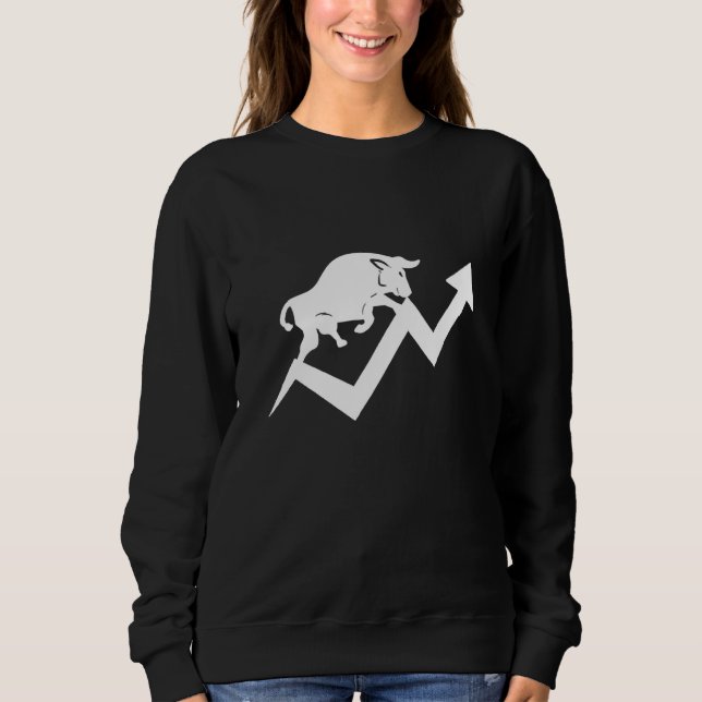 Börsenkapitalgeber Bull Bear Capitalism Sweatshirt (Vorderseite)