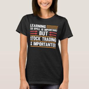 Börsenkapitalmarkt-Tageshandelsgeschäft Hauptstadt T-Shirt